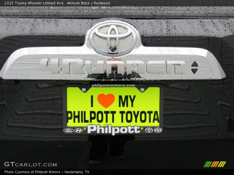 Attitude Black / Redwood 2015 Toyota 4Runner Limited 4x4