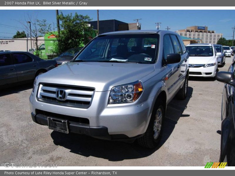 Billet Silver Metallic / Gray 2007 Honda Pilot LX
