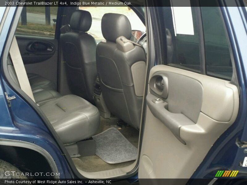 Indigo Blue Metallic / Medium Oak 2003 Chevrolet TrailBlazer LT 4x4