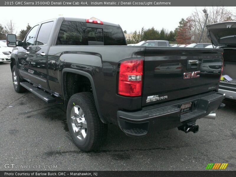 Iridium Metallic / Denali Cocoa/Light Cashmere 2015 GMC Sierra 3500HD Denali Crew Cab 4x4