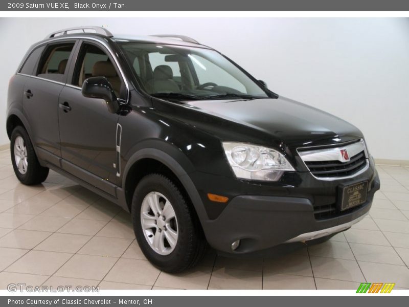 Black Onyx / Tan 2009 Saturn VUE XE