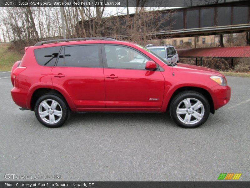 Barcelona Red Pearl / Dark Charcoal 2007 Toyota RAV4 Sport