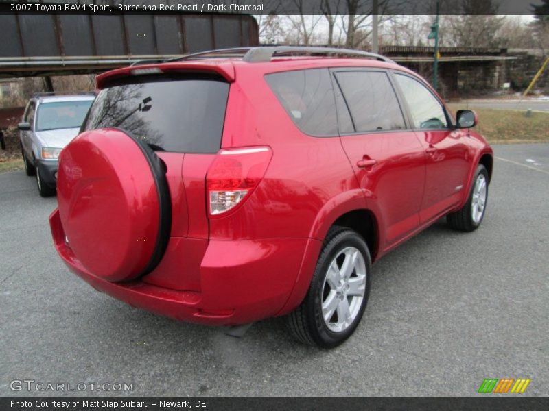 Barcelona Red Pearl / Dark Charcoal 2007 Toyota RAV4 Sport