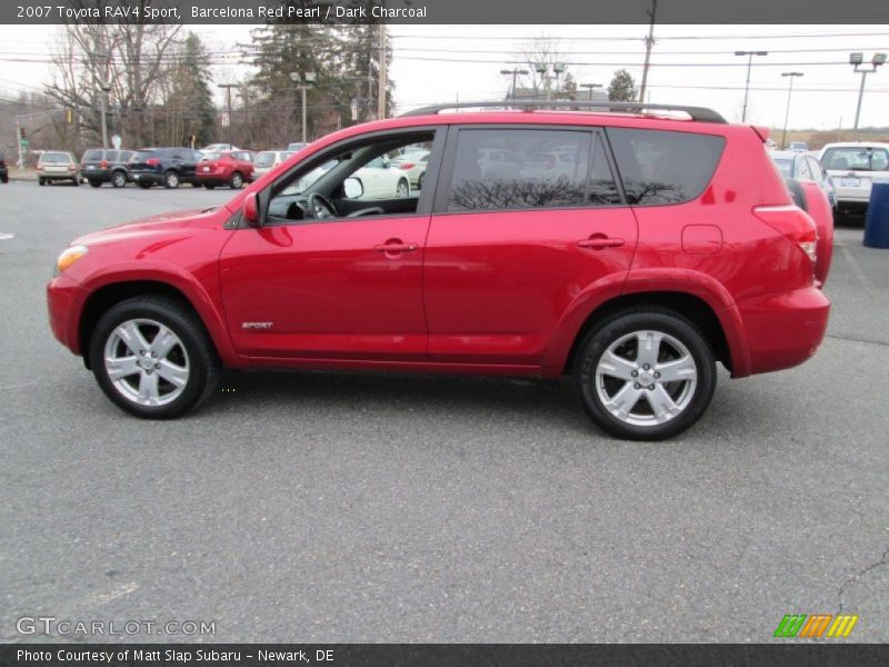 Barcelona Red Pearl / Dark Charcoal 2007 Toyota RAV4 Sport