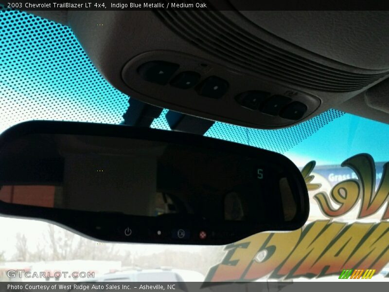 Indigo Blue Metallic / Medium Oak 2003 Chevrolet TrailBlazer LT 4x4