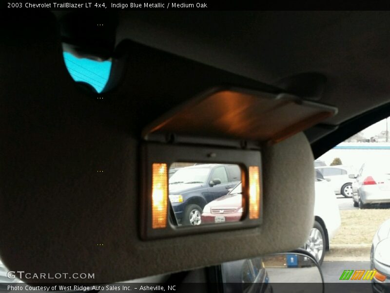 Indigo Blue Metallic / Medium Oak 2003 Chevrolet TrailBlazer LT 4x4