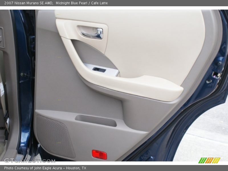 Midnight Blue Pearl / Cafe Latte 2007 Nissan Murano SE AWD