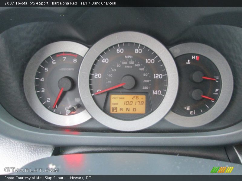 Barcelona Red Pearl / Dark Charcoal 2007 Toyota RAV4 Sport