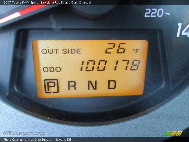 Barcelona Red Pearl / Dark Charcoal 2007 Toyota RAV4 Sport