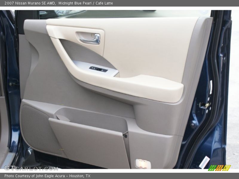 Midnight Blue Pearl / Cafe Latte 2007 Nissan Murano SE AWD