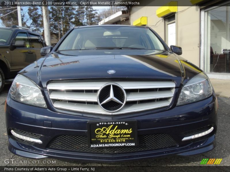 Capri Blue Metallic / Almond/Mocha 2011 Mercedes-Benz C 300 Luxury 4Matic