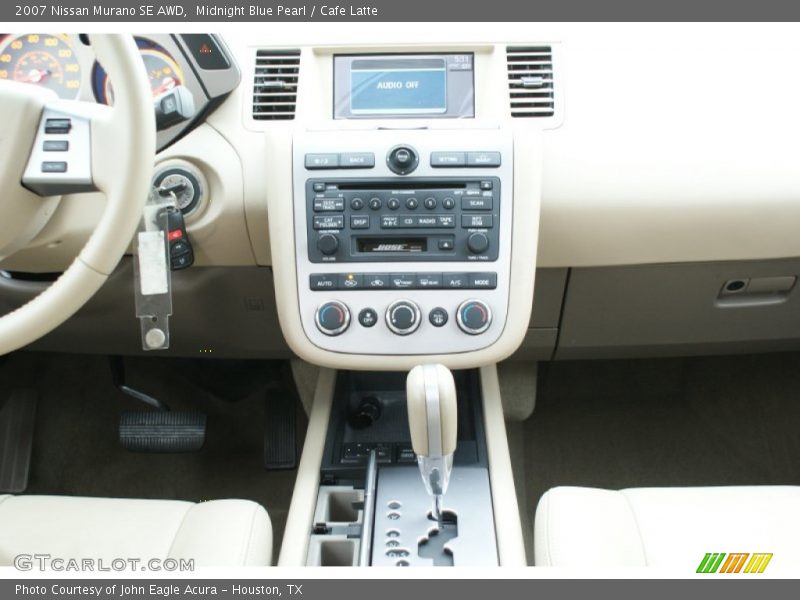 Midnight Blue Pearl / Cafe Latte 2007 Nissan Murano SE AWD