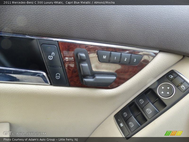 Capri Blue Metallic / Almond/Mocha 2011 Mercedes-Benz C 300 Luxury 4Matic