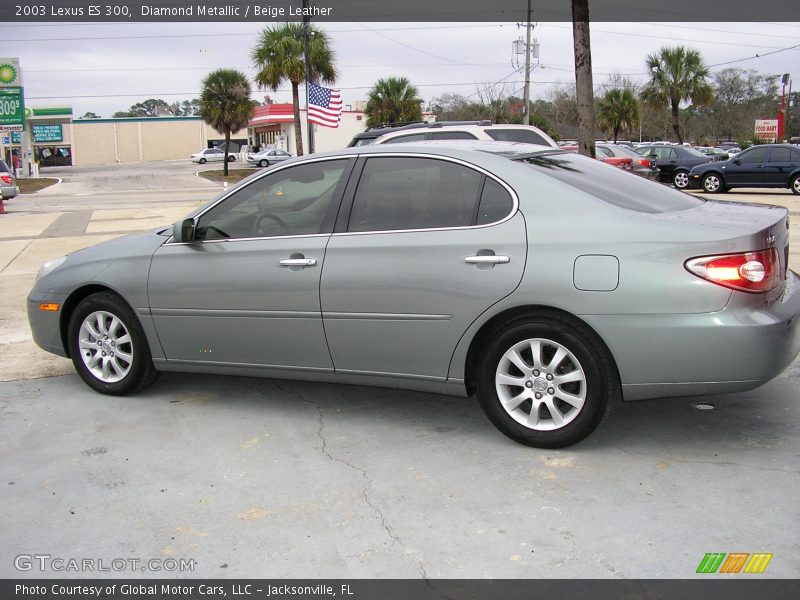 Diamond Metallic / Beige Leather 2003 Lexus ES 300