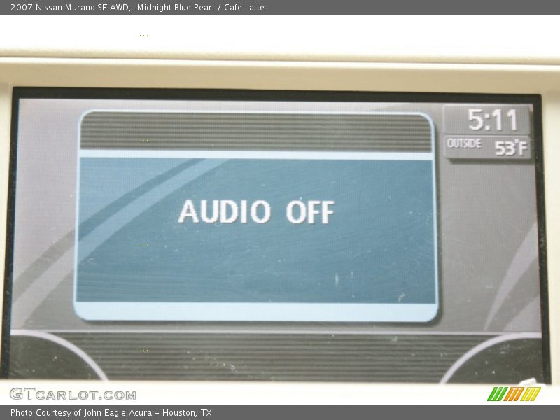 Midnight Blue Pearl / Cafe Latte 2007 Nissan Murano SE AWD