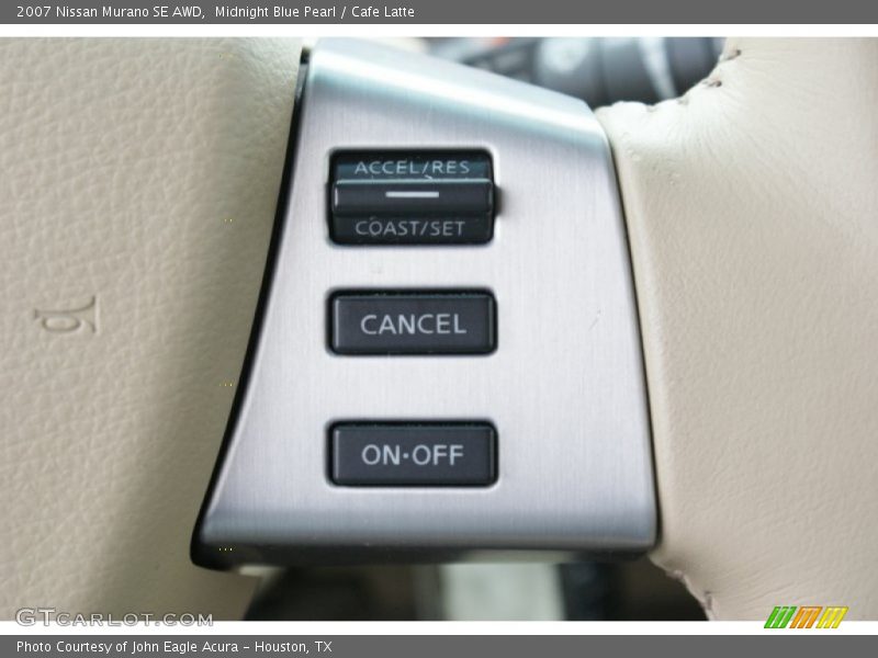 Midnight Blue Pearl / Cafe Latte 2007 Nissan Murano SE AWD