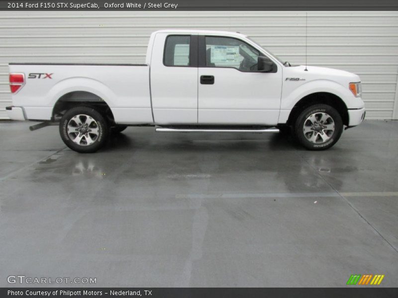 Oxford White / Steel Grey 2014 Ford F150 STX SuperCab