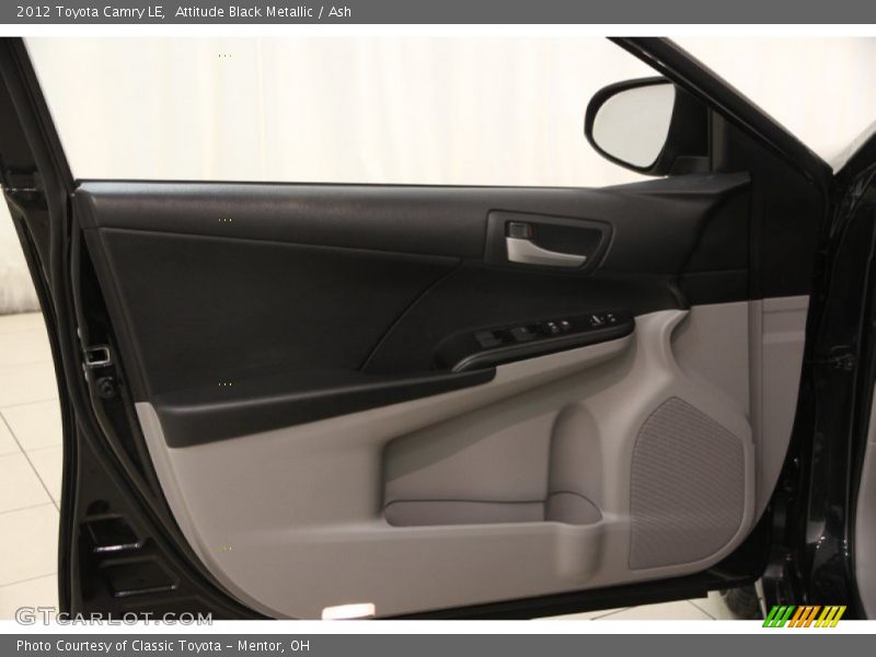 Attitude Black Metallic / Ash 2012 Toyota Camry LE