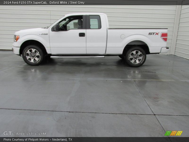 Oxford White / Steel Grey 2014 Ford F150 STX SuperCab