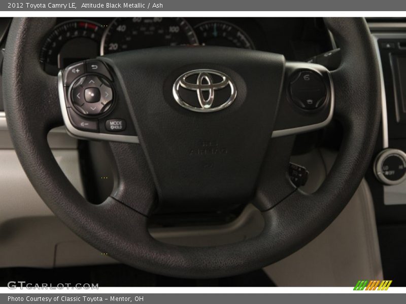 Attitude Black Metallic / Ash 2012 Toyota Camry LE