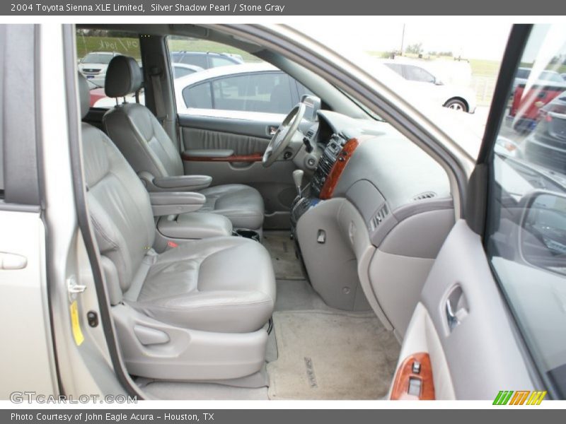 Silver Shadow Pearl / Stone Gray 2004 Toyota Sienna XLE Limited