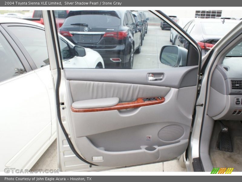 Silver Shadow Pearl / Stone Gray 2004 Toyota Sienna XLE Limited