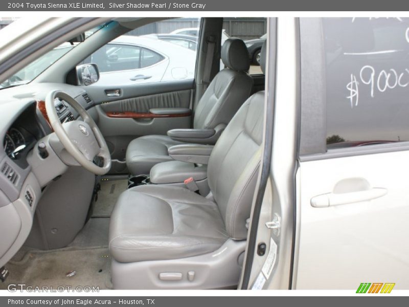 Silver Shadow Pearl / Stone Gray 2004 Toyota Sienna XLE Limited