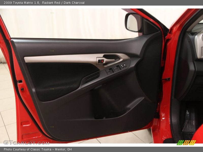 Radiant Red / Dark Charcoal 2009 Toyota Matrix 1.8
