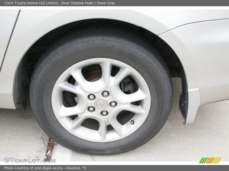 Silver Shadow Pearl / Stone Gray 2004 Toyota Sienna XLE Limited