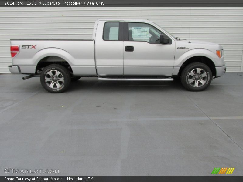 Ingot Silver / Steel Grey 2014 Ford F150 STX SuperCab