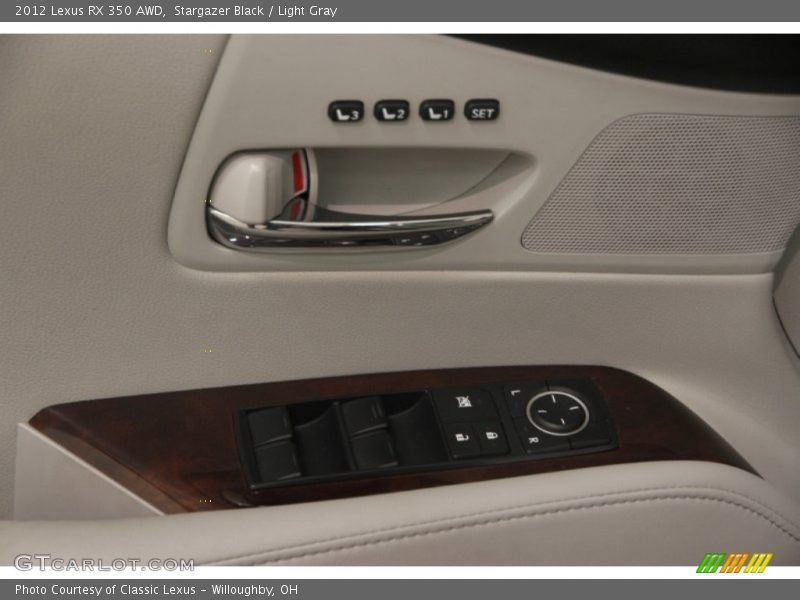 Stargazer Black / Light Gray 2012 Lexus RX 350 AWD