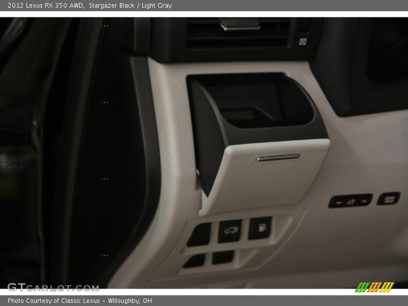 Stargazer Black / Light Gray 2012 Lexus RX 350 AWD