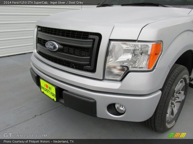 Ingot Silver / Steel Grey 2014 Ford F150 STX SuperCab