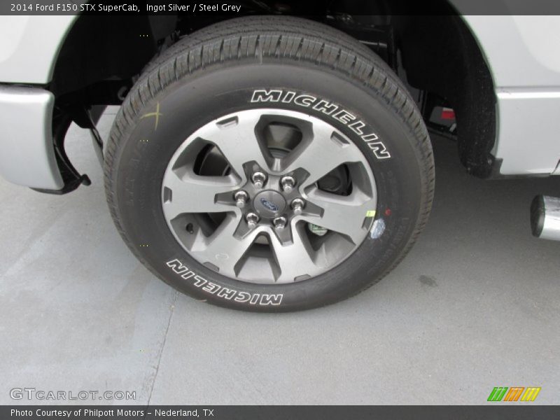 Ingot Silver / Steel Grey 2014 Ford F150 STX SuperCab