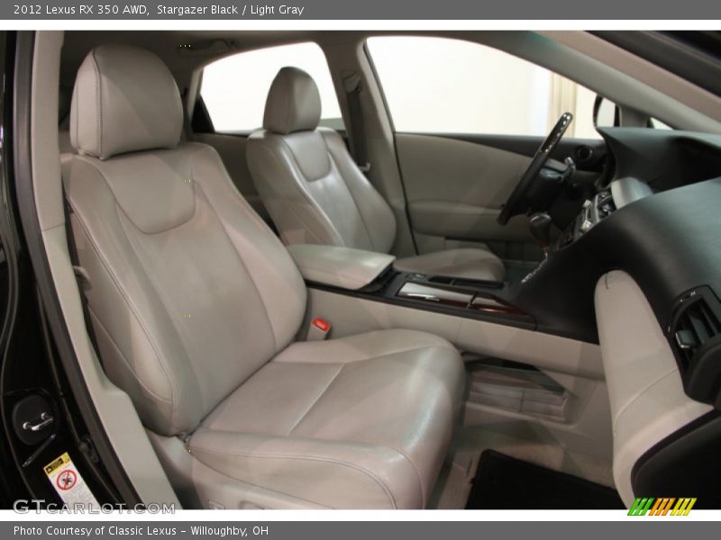 Stargazer Black / Light Gray 2012 Lexus RX 350 AWD
