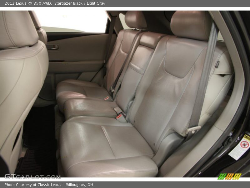 Stargazer Black / Light Gray 2012 Lexus RX 350 AWD