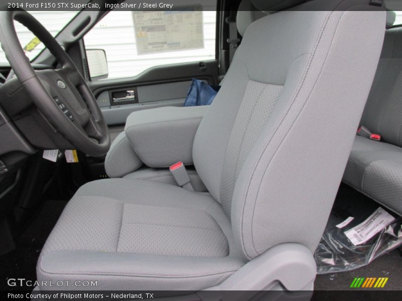Ingot Silver / Steel Grey 2014 Ford F150 STX SuperCab