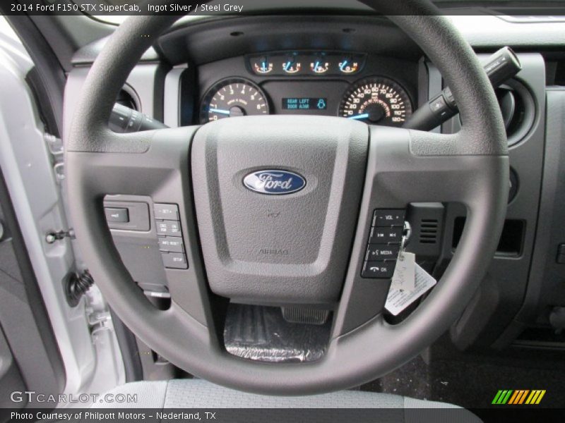 Ingot Silver / Steel Grey 2014 Ford F150 STX SuperCab