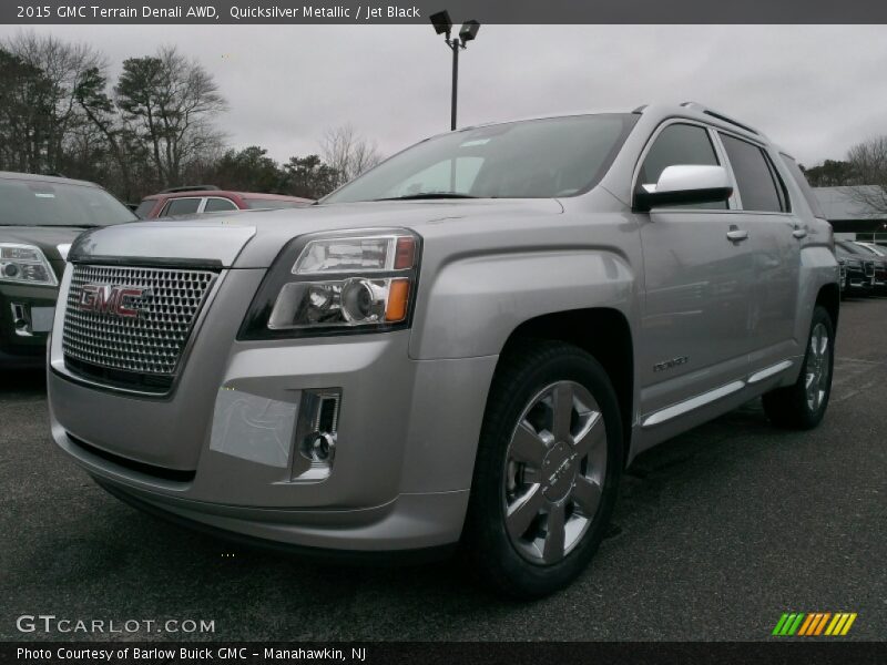 Quicksilver Metallic / Jet Black 2015 GMC Terrain Denali AWD