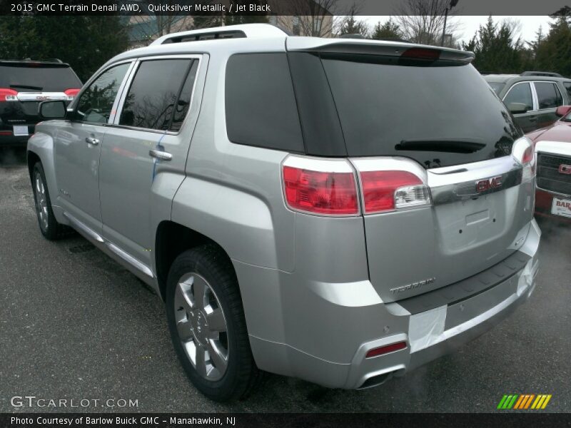 Quicksilver Metallic / Jet Black 2015 GMC Terrain Denali AWD