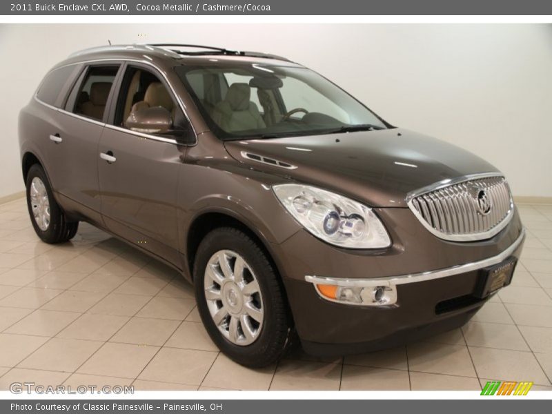 Cocoa Metallic / Cashmere/Cocoa 2011 Buick Enclave CXL AWD