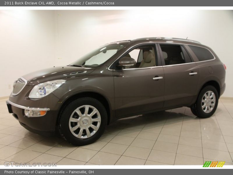 Cocoa Metallic / Cashmere/Cocoa 2011 Buick Enclave CXL AWD