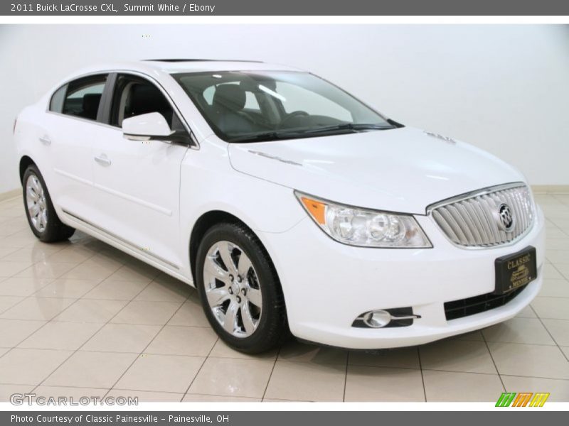 Summit White / Ebony 2011 Buick LaCrosse CXL