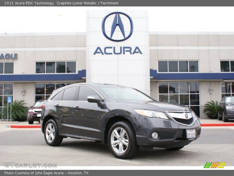 Graphite Luster Metallic / Parchment 2013 Acura RDX Technology