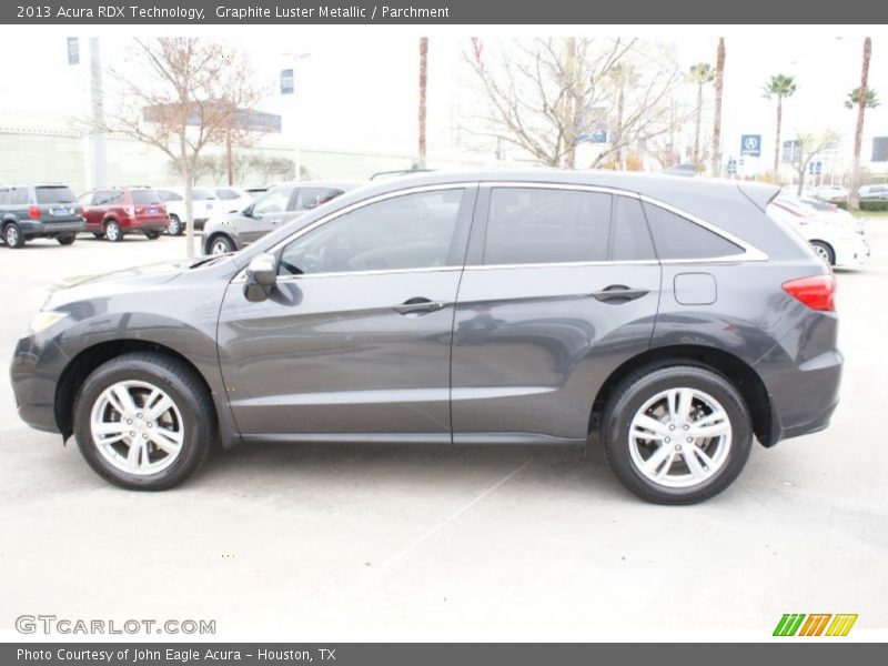 Graphite Luster Metallic / Parchment 2013 Acura RDX Technology
