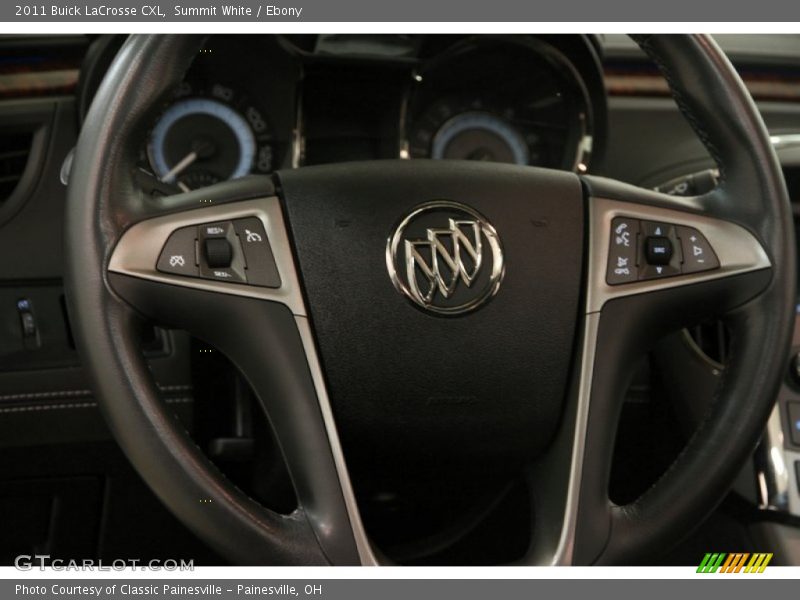 Summit White / Ebony 2011 Buick LaCrosse CXL