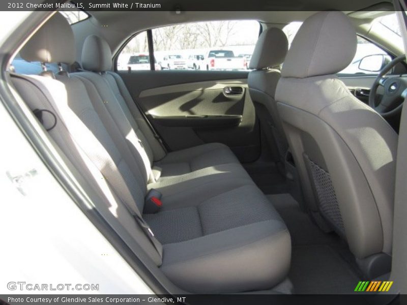 Summit White / Titanium 2012 Chevrolet Malibu LS