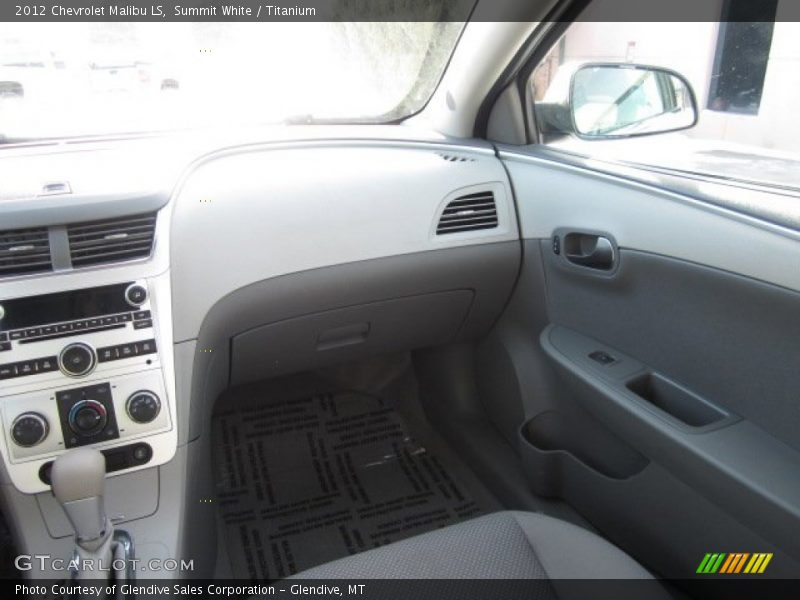 Summit White / Titanium 2012 Chevrolet Malibu LS