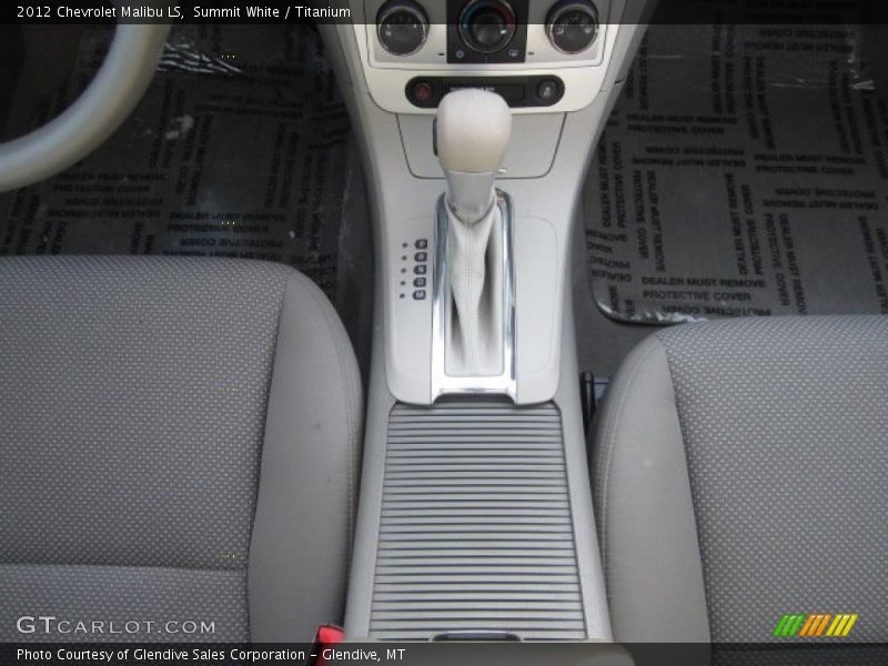 Summit White / Titanium 2012 Chevrolet Malibu LS