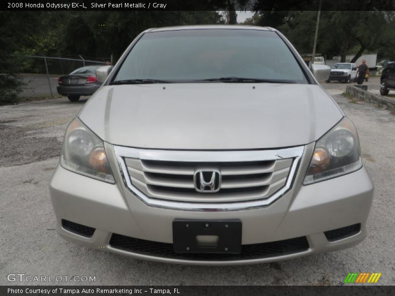 Silver Pearl Metallic / Gray 2008 Honda Odyssey EX-L
